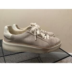 Cole Haan GrandPrø Topspin Sneakers - Women’s 8.5 - Glittery Metalic Champagne